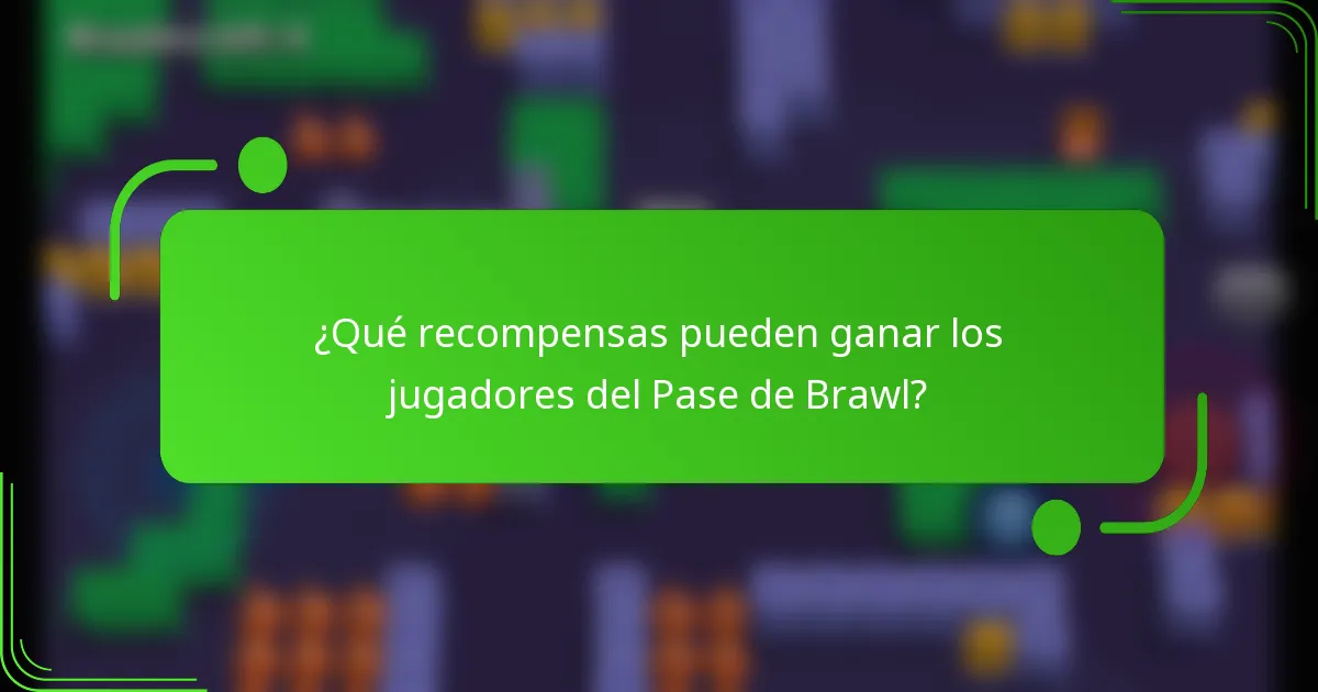 ¿Qué recompensas pueden ganar los jugadores del Pase de Brawl?